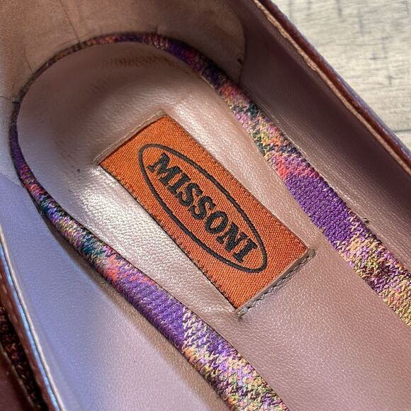 Missoni Made in Italy Chevron Ballet Flats Classic Comfort! - Picture 4 of 9